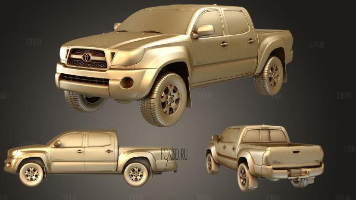 Двухместный автомобиль Toyota Tacoma 2011 3d stl модель для ЧПУ