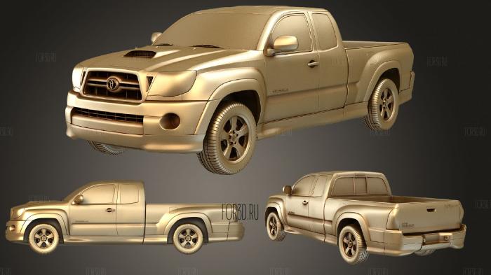 Toyota Tacoma XRunner 2011 stl model for CNC