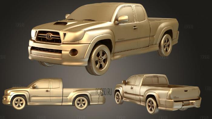 Toyota Tacoma XRunner 2011 3d stl модель для ЧПУ