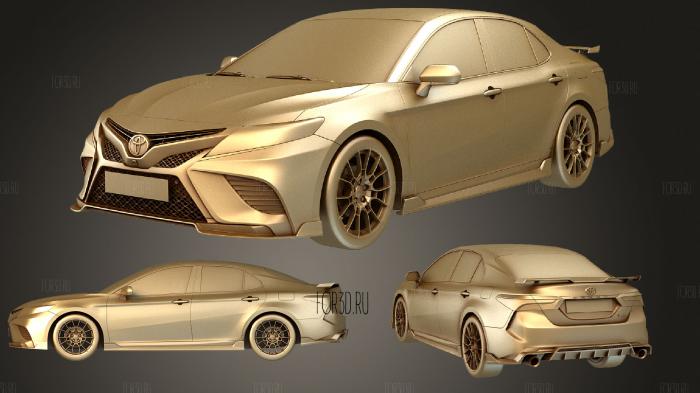 Toyota Camry TRD 2020 stl model for CNC