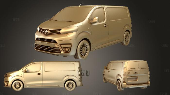 Toyota proace van l2 2017 stl model for CNC