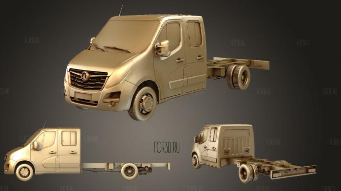 Шасси Vauxhall Movano CrewCab DW E30 2020 3d stl модель для ЧПУ