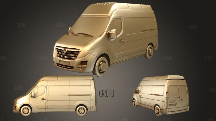 Vauxhall movano l2h3 van 2016 stl model for CNC