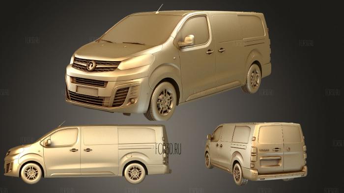 Vauxhall Vivaro L2H1 Sportive DCIV 2020 3d stl модель для ЧПУ