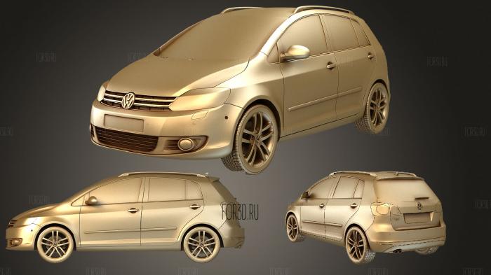 Volkswagen Golf Plus 2011 stl model for CNC