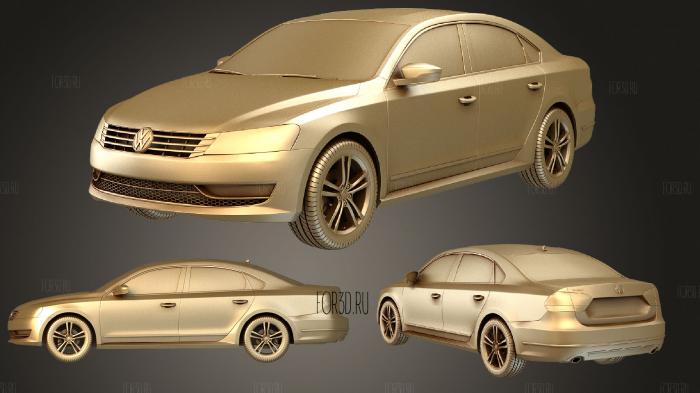 Volkswagen Passat (Mk7) (B7) 3d stl модель для ЧПУ