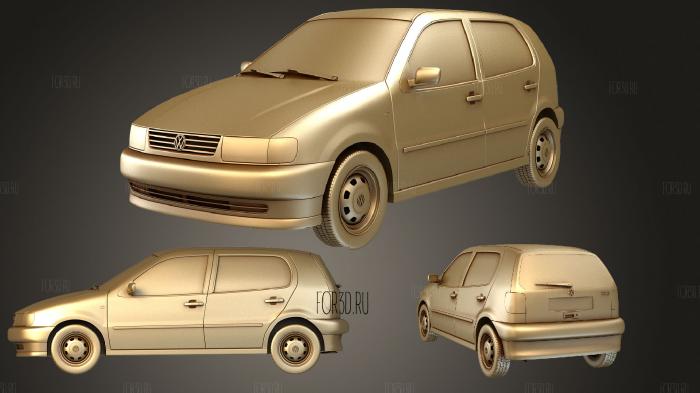 Volkswagen Polo (Mk3) (6N) 5door 1994 stl model for CNC