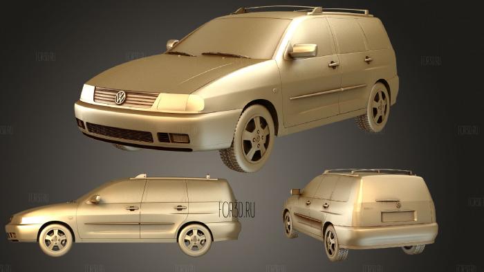 Volkswagen Polo (Mk3) (6N) variant 1997 stl model for CNC