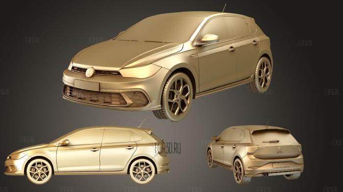 Volkswagen Polo GTI 2022 stl model for CNC