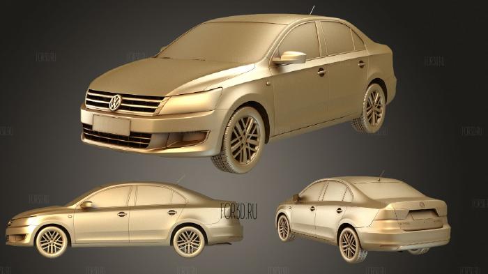 Volkswagen Santana 2014 set stl model for CNC