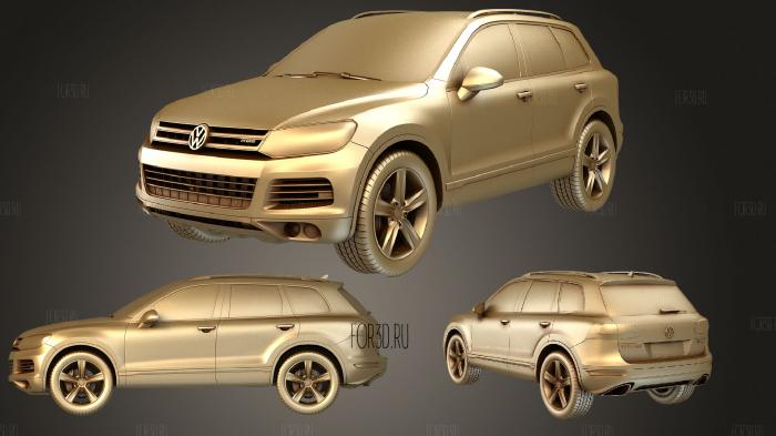 Volkswagen Touareg hybrid stl model for CNC