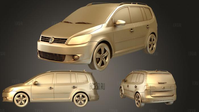 Volkswagen Touran 2011 stl model for CNC