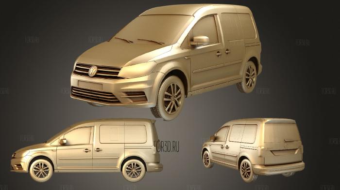 Volkswagen Caddy 2018 stl model for CNC