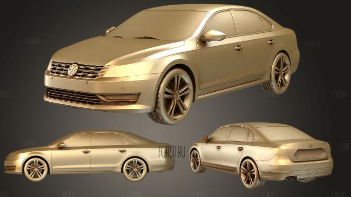 Volkswagen passat china nms 2016 stl model for CNC