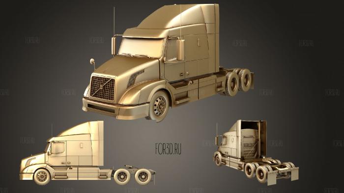 Volvo VAH (631) Tractor Truck 2012 stl model for CNC