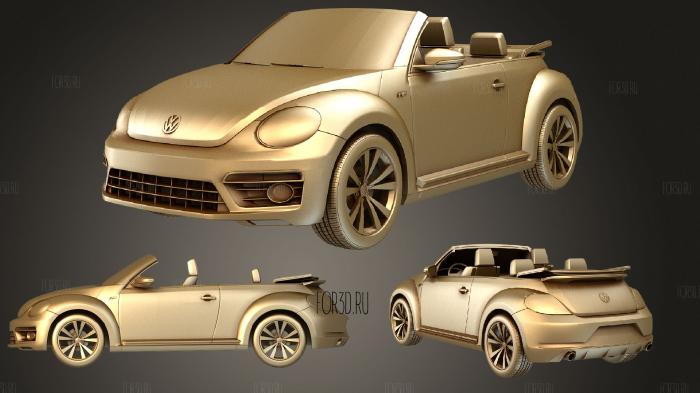 VW Beetle RLine Cabrio 2014