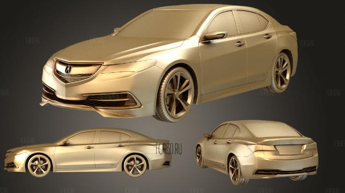 Acura TLX Concept 2014 stl model for CNC