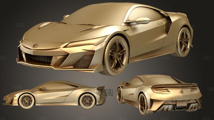 Acura nsx type s 2022 stl model for CNC