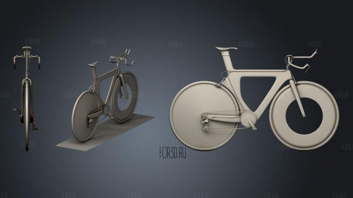 Велосипед 3d stl модель для ЧПУ