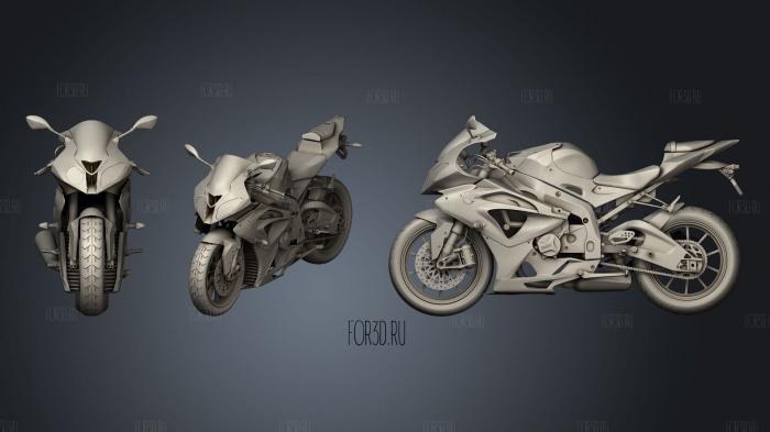 Спортивный Велосипед Гоночный Мотоцикл 3d stl модель для ЧПУ