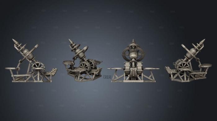 Ballista 009 stl model for CNC