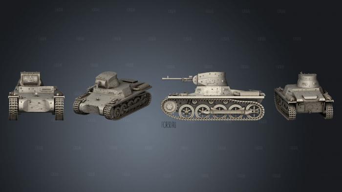 Panzer kampf wagen stl model for CNC