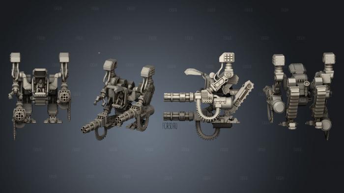 The Reaper Mech and Valentina stl model for CNC