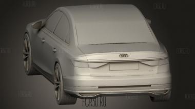 Audi A8 Подразделяется 3d stl модель для ЧПУ