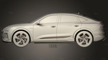 Audi tron sportback 3d stl модель для ЧПУ
