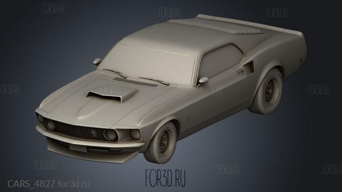 CARS_4827 3d stl модель для ЧПУ