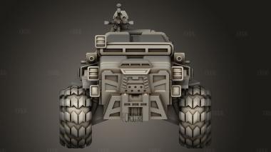 Багги-колесо 3d stl модель для ЧПУ