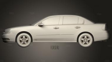 Шевроле малибу 2005 3d stl модель для ЧПУ
