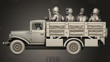 Citroen avec pa agers MONOBLOC 3d stl модель для ЧПУ