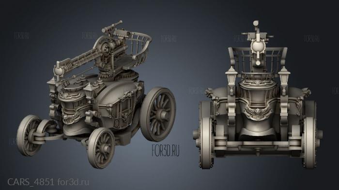 CARS_4851 stl model for CNC
