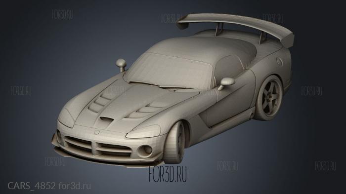 CARS_4852 3d stl модель для ЧПУ