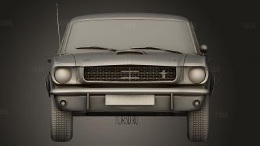 Ford Mustang Mk1 350 GT 1969 3d stl модель для ЧПУ