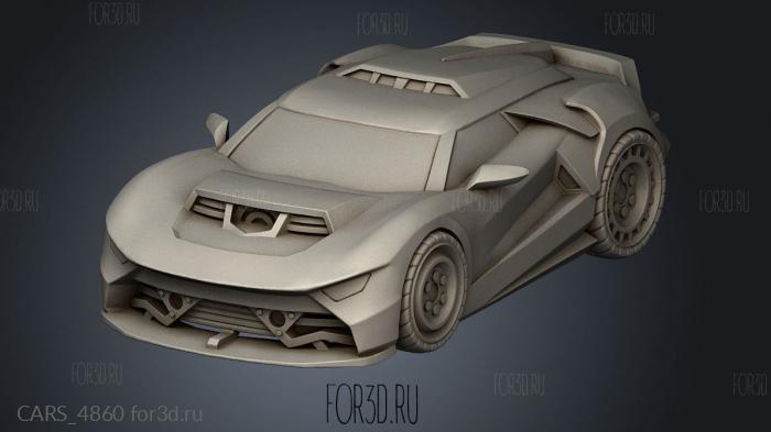 CARS_4860 3d stl модель для ЧПУ