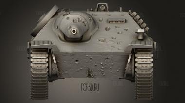 Hetzer 3d stl модель для ЧПУ