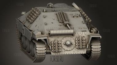 Hetzer 3d stl модель для ЧПУ