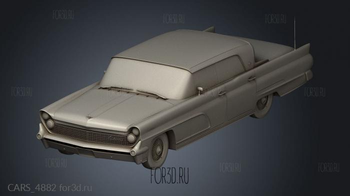 Lincoln Mark Mk2 IV sedan 1959 stl model for CNC