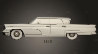 Седан Lincoln Mark Mk2 IV 1959 3d stl модель для ЧПУ