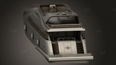 Роскошная яхта 3d stl модель для ЧПУ