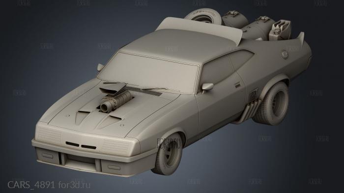 mad max interceptor movie car stl model for CNC