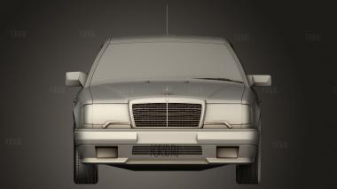 Mercedes Benz E cla Mk2 C124 coupe AMG 1988 3d stl модель для ЧПУ