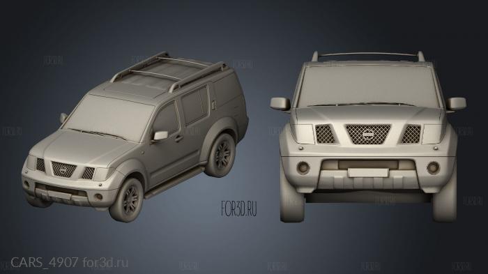 Nissan Pathfinder stl model for CNC