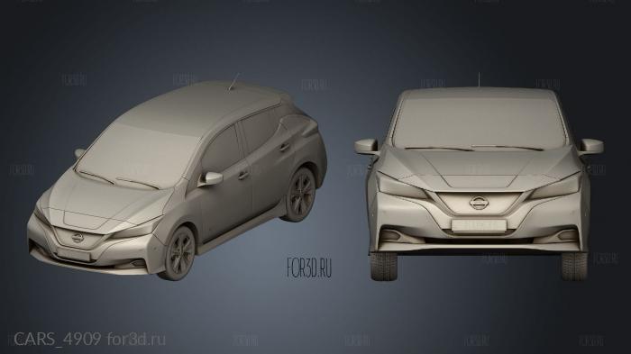 nissan leaf 2010 stl model for CNC