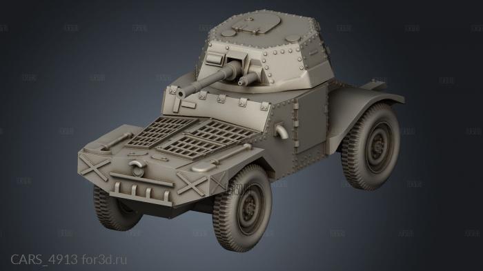 Panhard fran Зais stl model for CNC