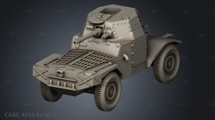 Panhard fran Зais stl model for CNC