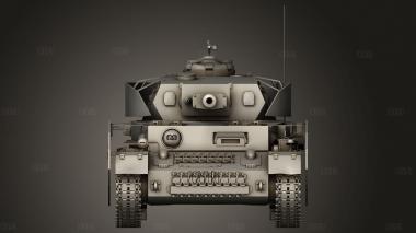 Panzerkampfwagen IV 3d stl модель для ЧПУ