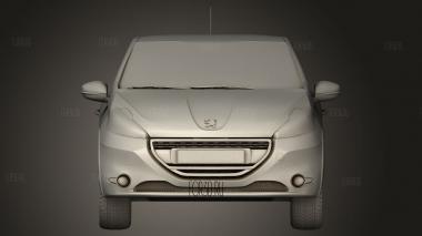 Peugeot 208 GTI 2013 3d stl модель для ЧПУ